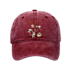 Kyoto-Lion Drunken Cats Washed Cap