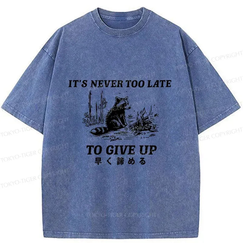 Kyoto lion give up early t shirt on sale