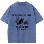 Kyoto lion give up early t shirt on sale