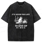 Unisex cotton t shirt with Japanese design