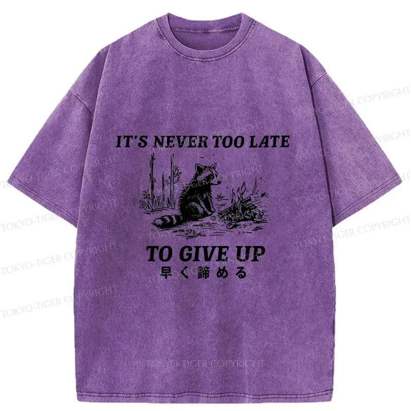Kyoto lion give up early t shirt on sale