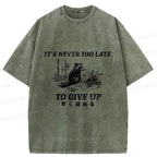 Kyoto lion give up early t shirt on sale