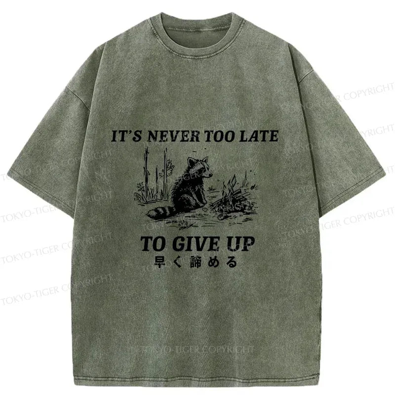 Kyoto lion give up early t shirt on sale