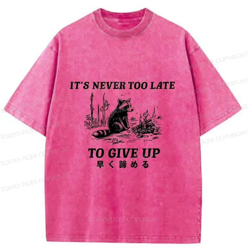 Kyoto lion give up early t shirt on sale