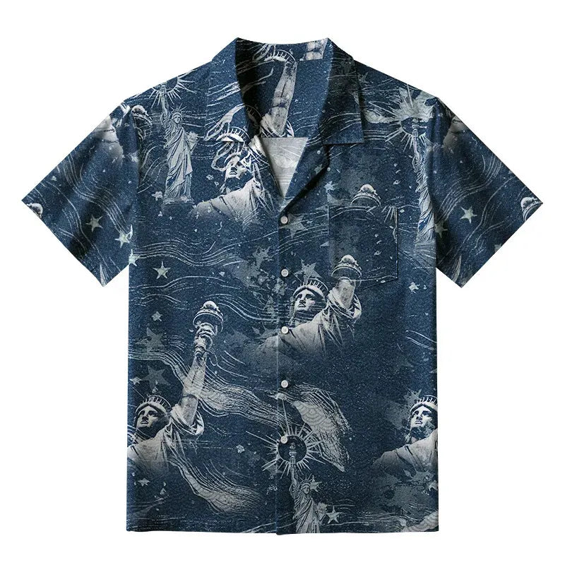 Unisex Cotton Aloha Shirt On Sale