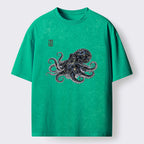 Japanese octopus t-shirt for daily wear