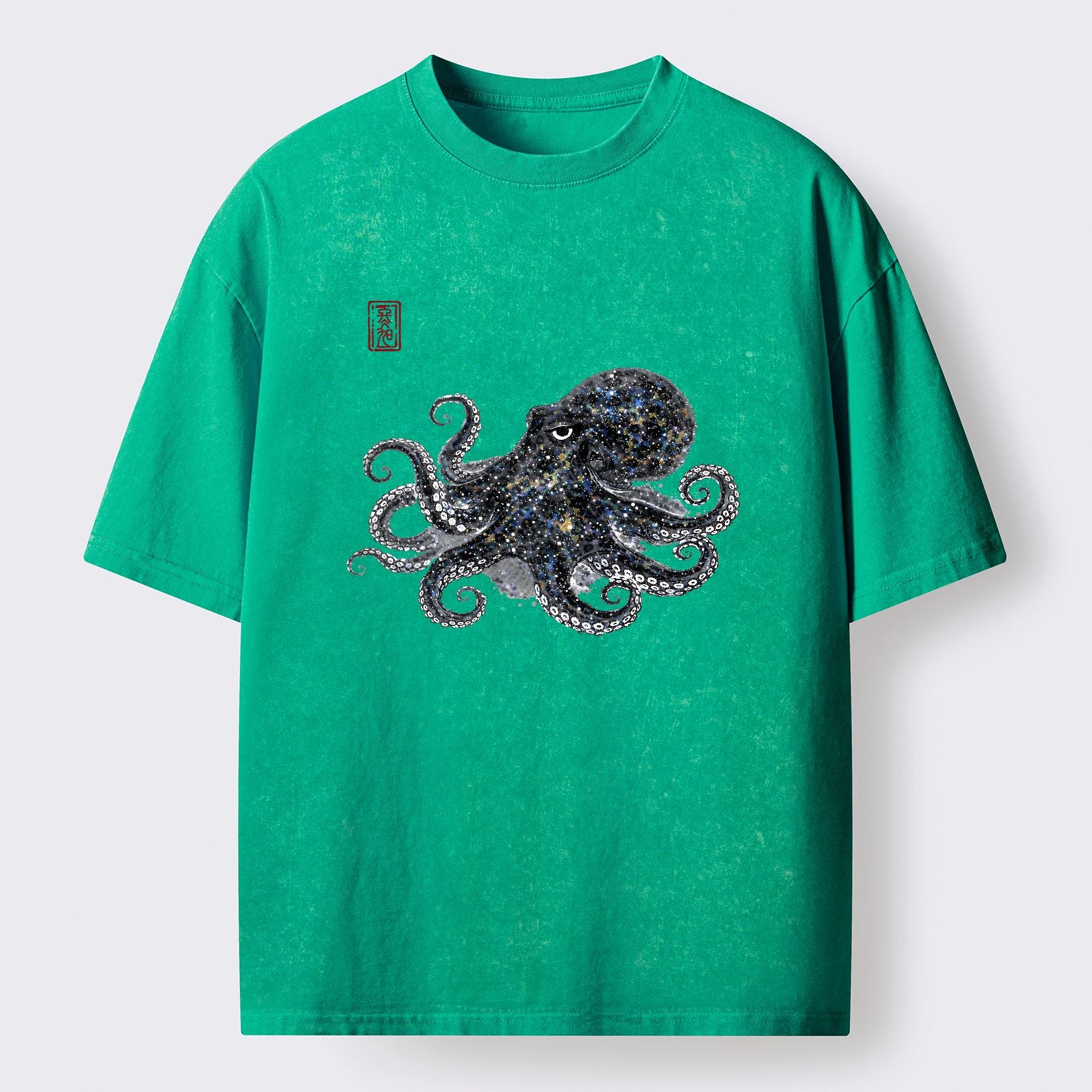 Japanese octopus t-shirt for daily wear