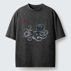 Japanese octopus t-shirt for daily wear