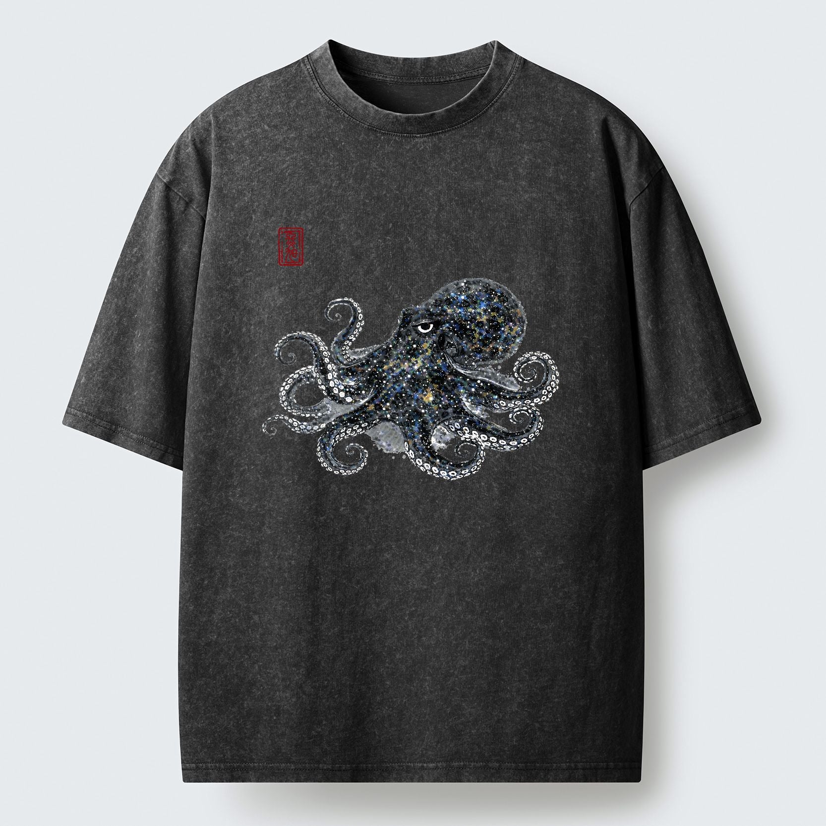 Japanese octopus t-shirt for daily wear