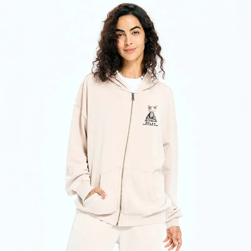 washed zip hoodie unisex