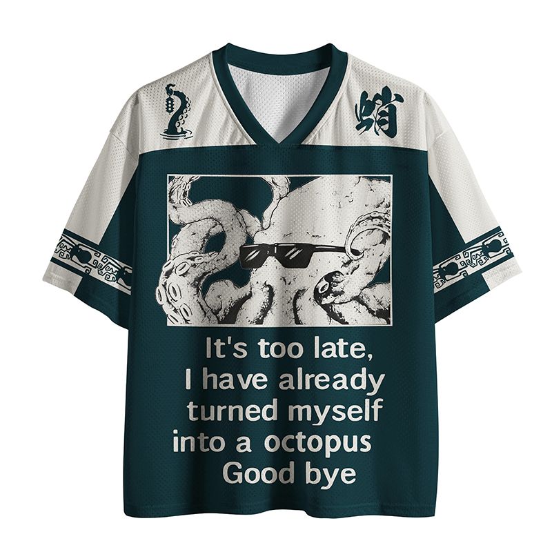 Japanese Octopus Mesh Jersey for Summer