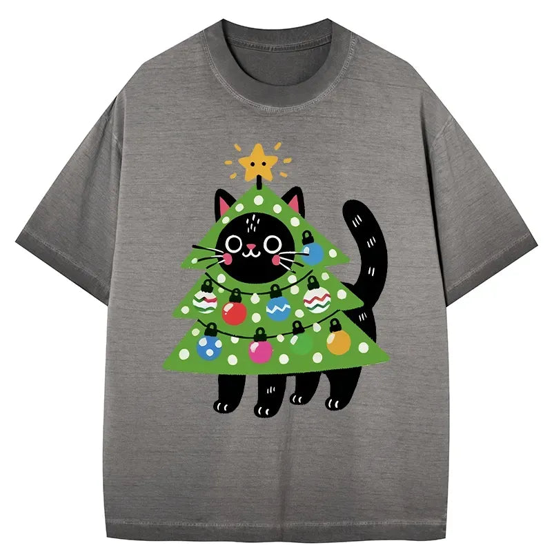 japanese cat t-shirt for summer