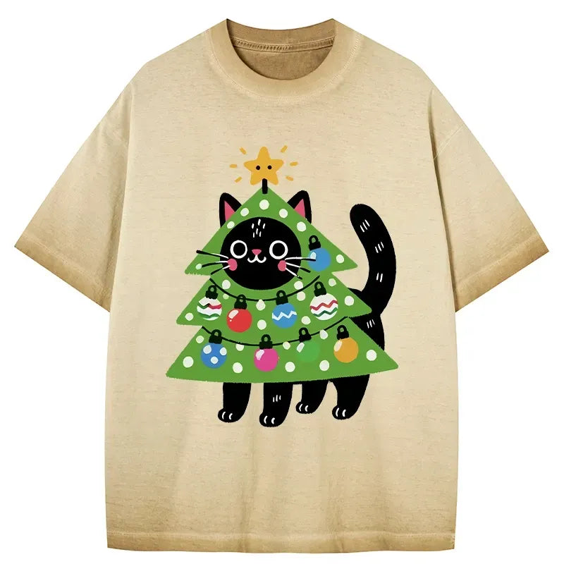 japanese cat t-shirt for summer