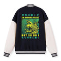 Japanese embroidery varsity jacket for daily wear