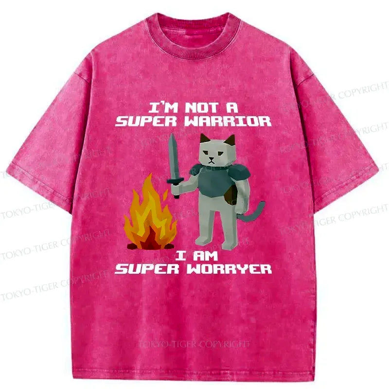 Funny Japanese Cat Warrior T-Shirt for Summer