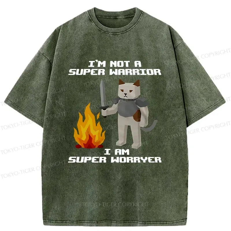 Vintage Kyoto Lion Washed T-Shirt for Casual Wear