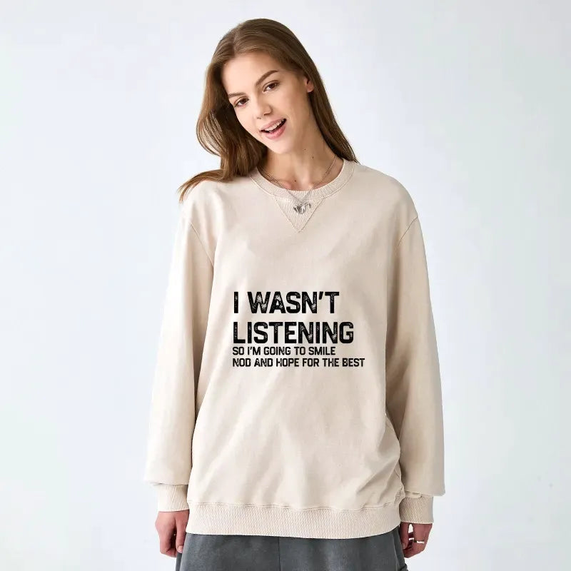 Indifferent To Everything Sweatshirt Daily Wear