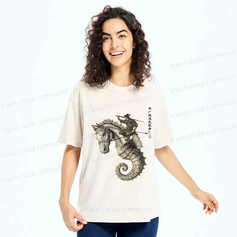 Kyoto Lion Vintage T-Shirt for Daily Wear