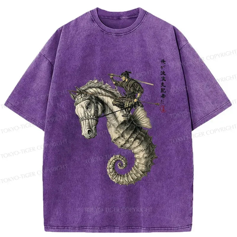 Kyoto-Lion I Am The Wave Master Washed T-Shirt