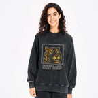 vintage Japanese art sweatshirt free shipping