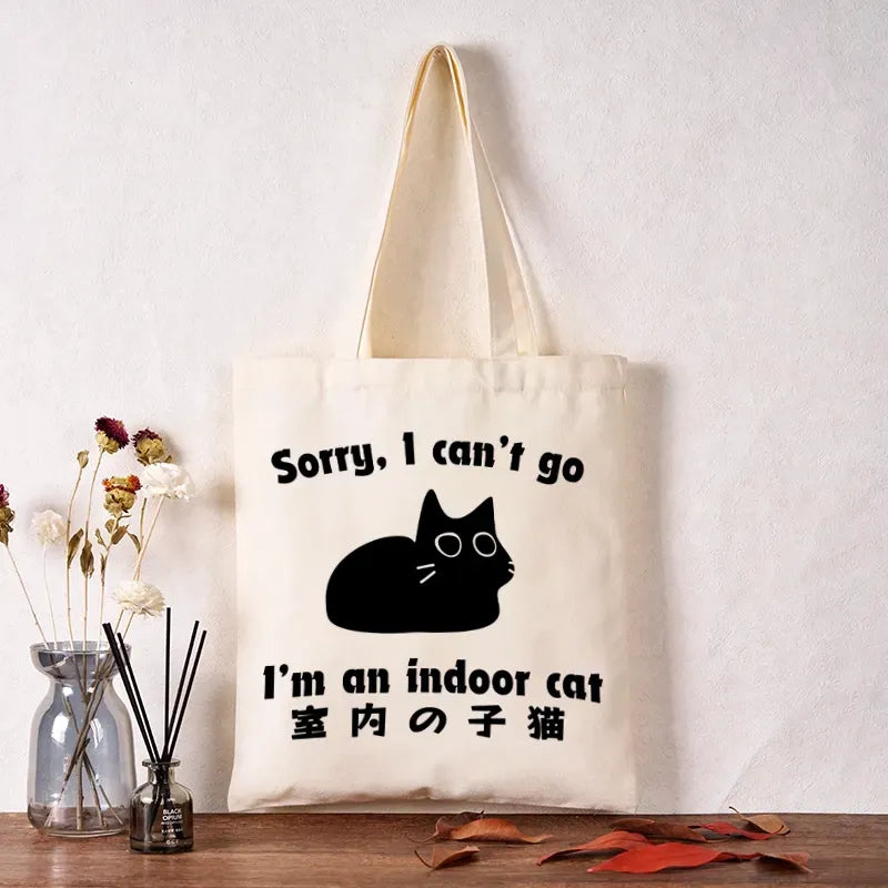 Kyoto-Lion Indoor Kitten Tote Bag