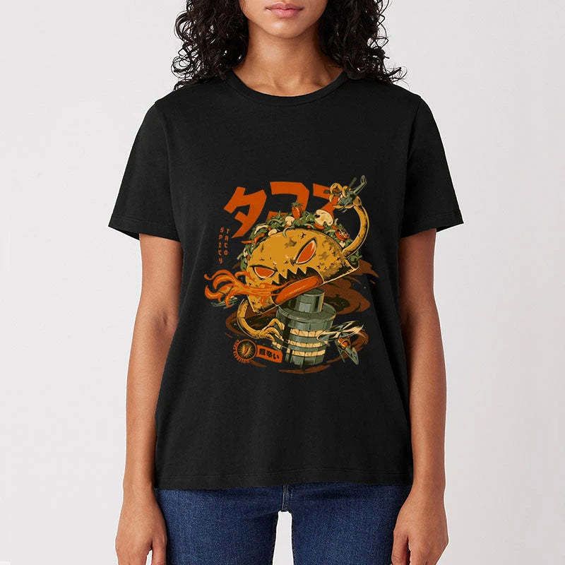 soft cotton japanese graphic tee
