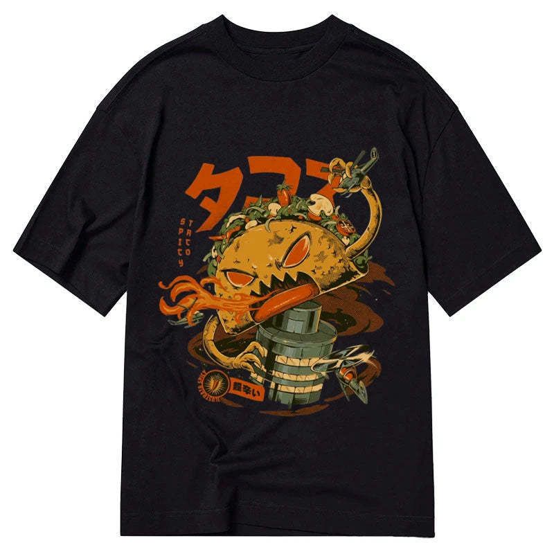 soft cotton japanese graphic tee