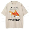 Kyoto-Lion Live Like A Fish Washed T-Shirt