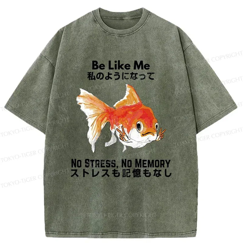 Japanese vintage washed t-shirt for daily wear