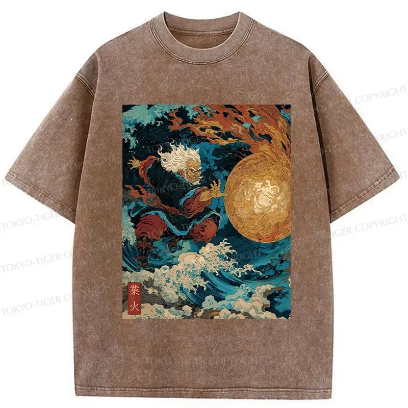 Samurai Fireball T-Shirt Free Shipping
