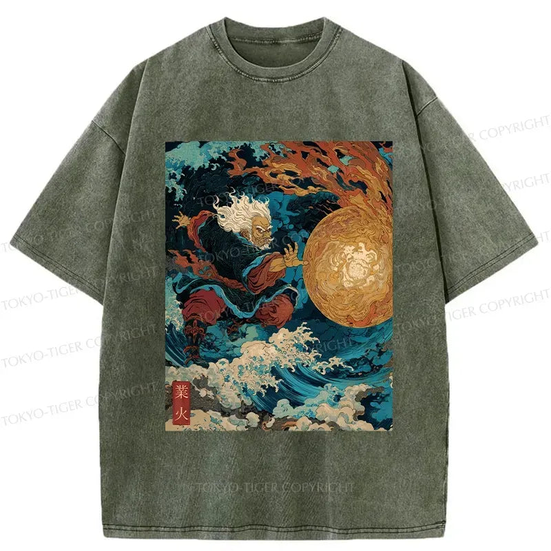 Samurai Fireball T-Shirt Free Shipping