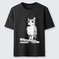 Kyoto lion unisex cotton t-shirt for daily wear