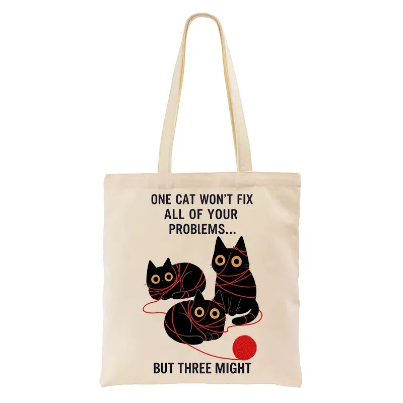 japanese cat tote bag on sale