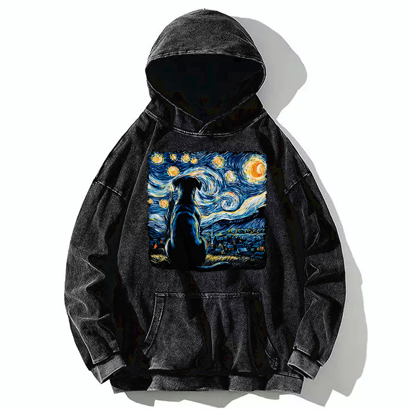 Japanese Vintage Washed Hoodie for Streetwear