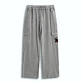 Kyoto-Lion Kyudo Samurai Cat Washed Utility Sweatpants