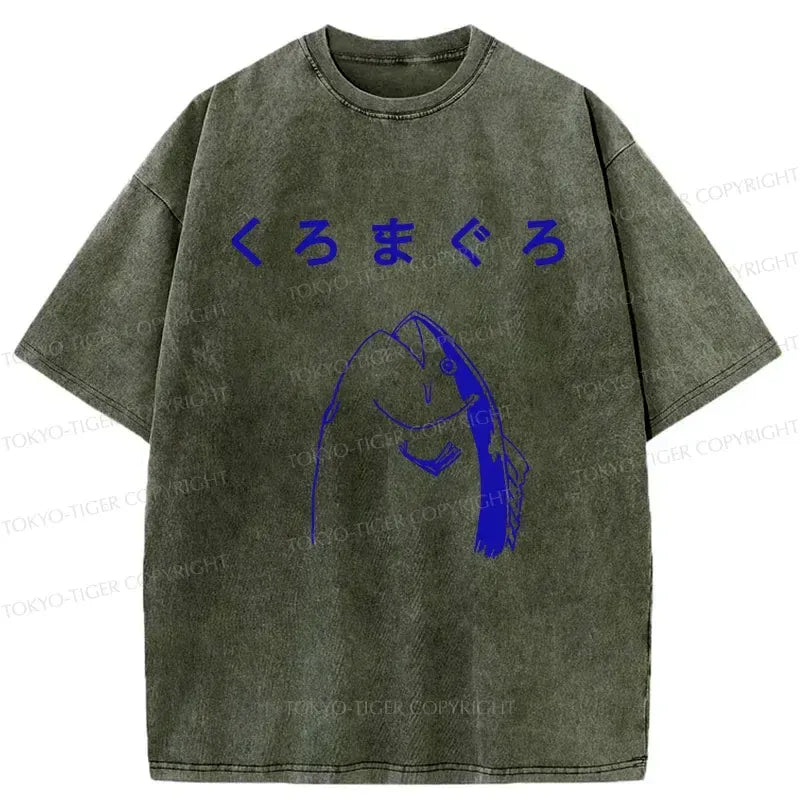 Kyoto-Lion Bluefin Tuna Washed T-Shirt