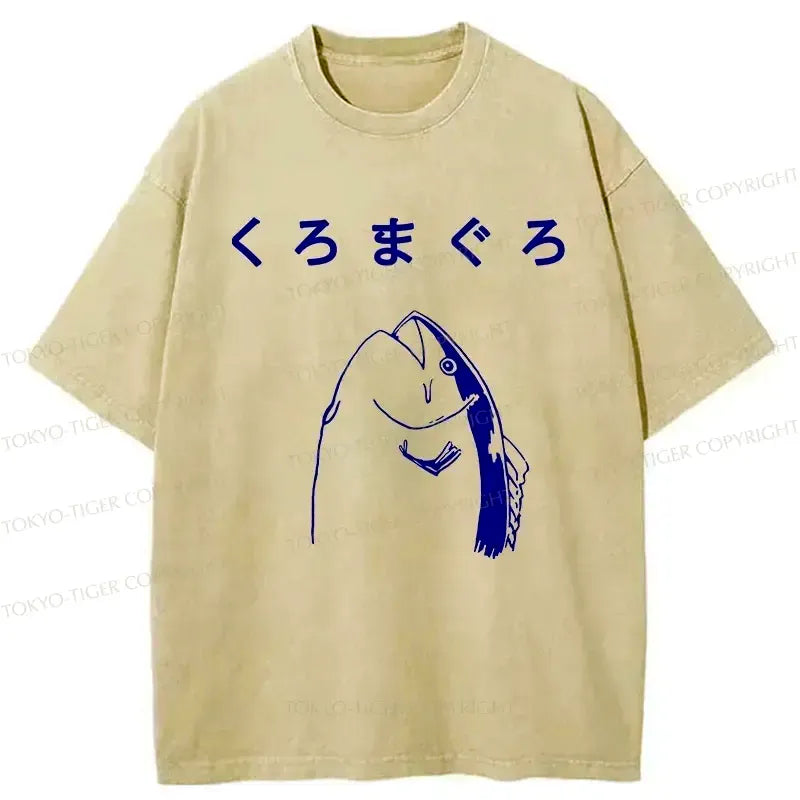 Kyoto-Lion Bluefin Tuna Washed T-Shirt