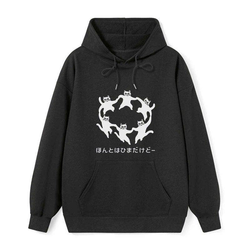 Kyoto Lion Japanese Cat Hoodie for Vacation