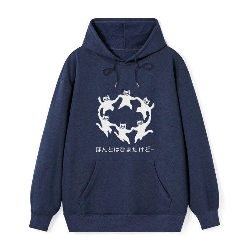 Kyoto Lion Japanese Cat Hoodie for Vacation