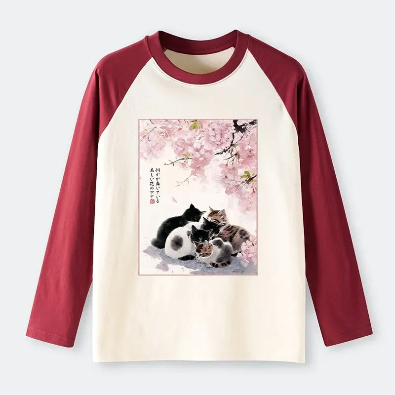 Cute Cats Kyoto Garden T-shirt