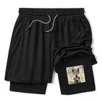 Kyoto Robot Cat Shorts for Daily Wear