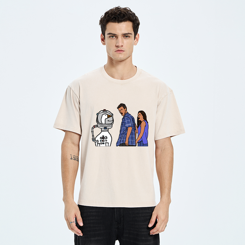 kyoto lion washed cotton tee streetwear