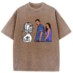 japanese vintage goose t-shirt for men