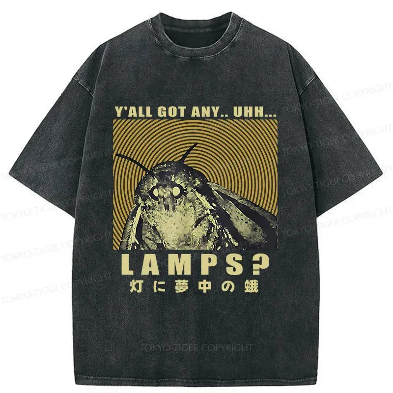 Japanese Vintage Washed T-Shirt for Daily Wear