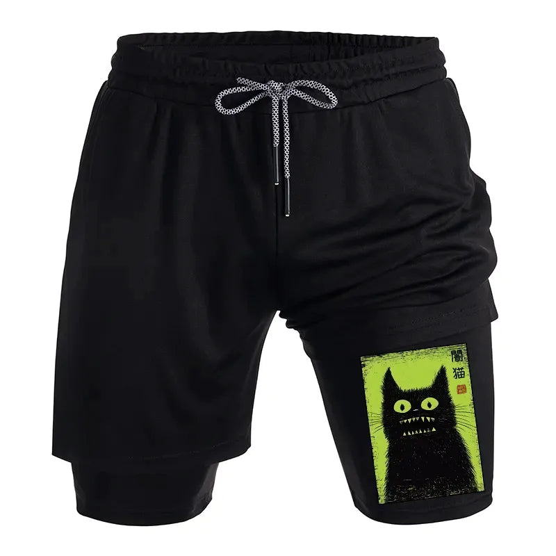 Kyoto Lion Japanese Training Shorts for Gym