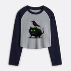 kyoto lion crow women's tee