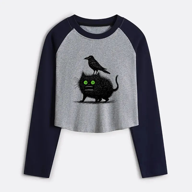 kyoto lion crow women's tee