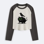 kyoto lion crow women's tee