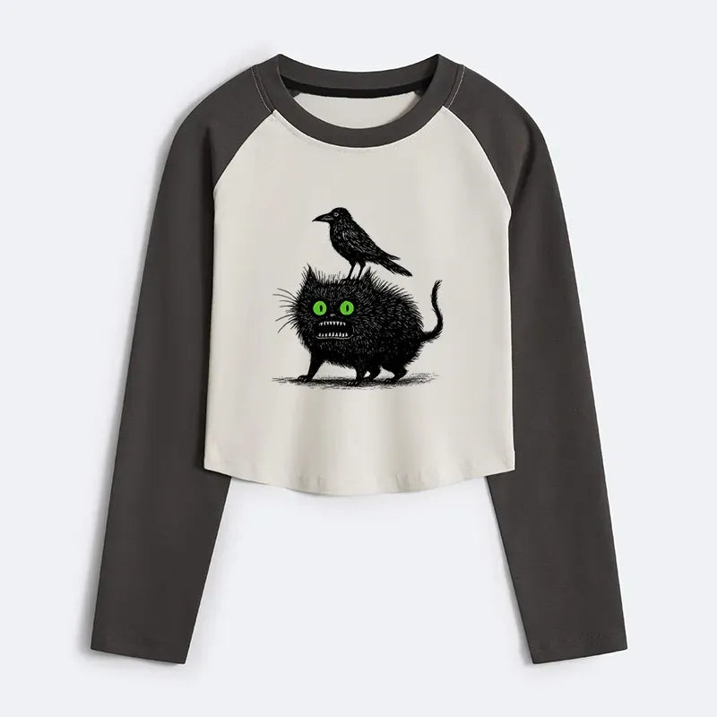 kyoto lion crow women's tee