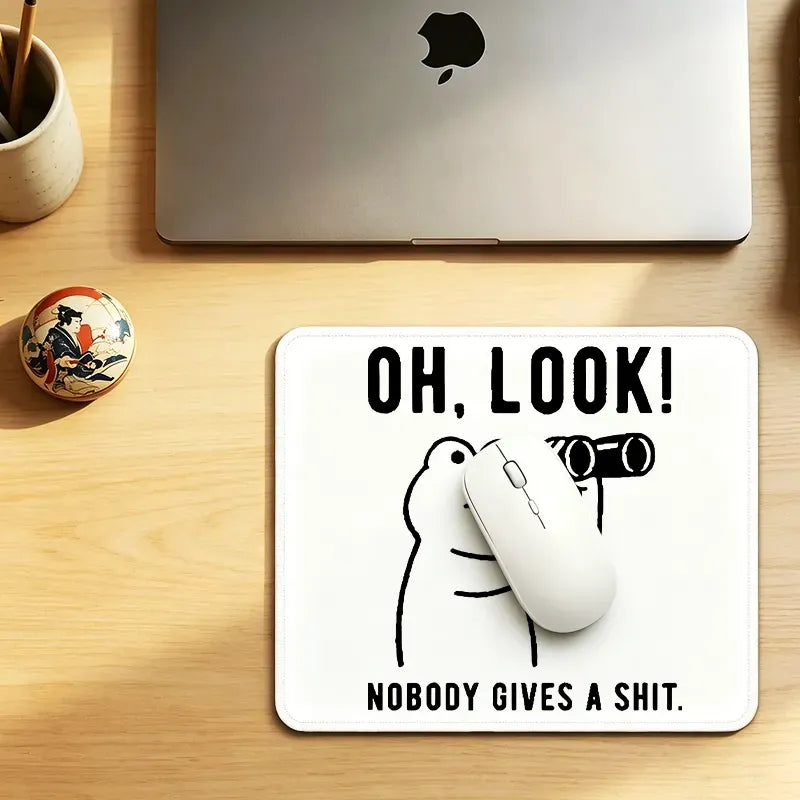 frog of indifference mouse pad
